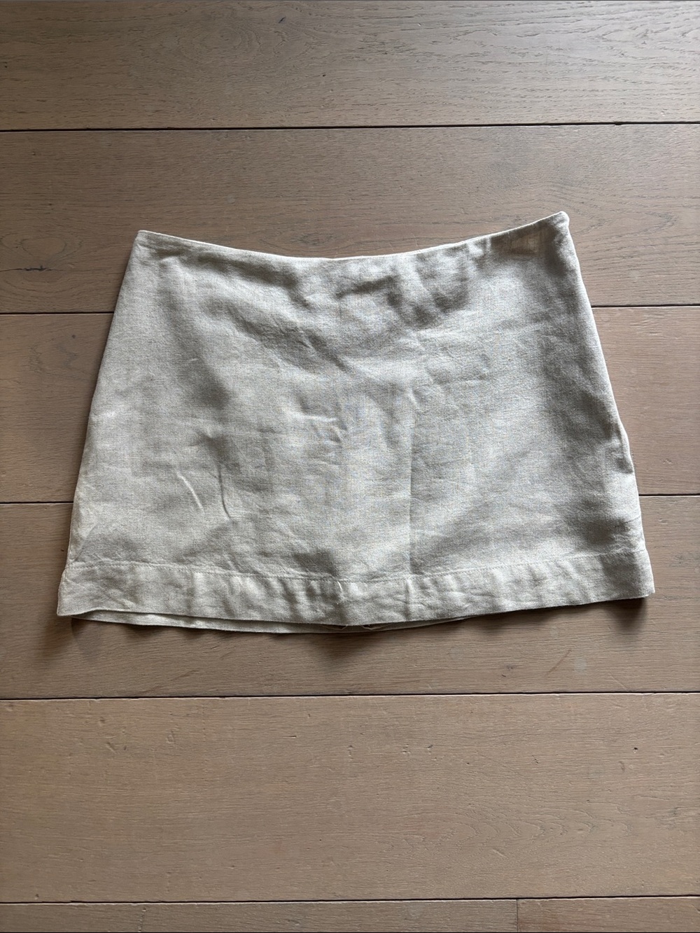 Linen skort